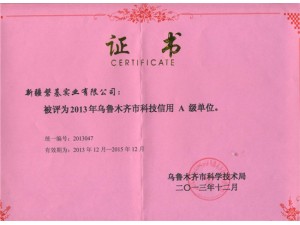 荣誉资质